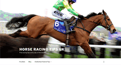 Desktop Screenshot of horseracingtips-uk.co.uk