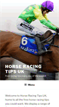 Mobile Screenshot of horseracingtips-uk.co.uk